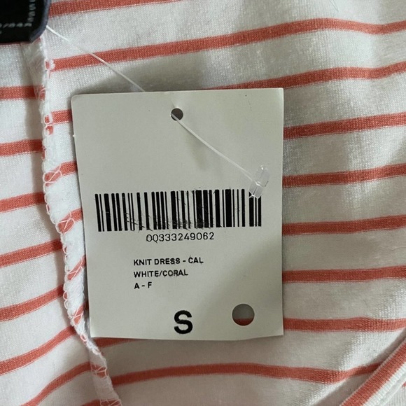 Forever 21 White & Coral Stripe Bodycon Dress - Picture 12 of 16